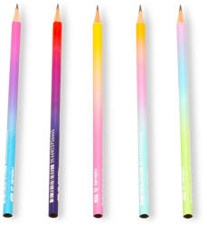 Nebulo Grafitceruza HB, háromszögletű, 72 db/doboz, Nebulo, vegyes minták, Gradiens (GC-HB-TR-72-GRADIENT) - polusirodaszer