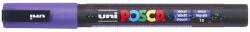 uni Dekormarker 0, 9-1, 3mm, Uni-Posca PC-3ML csillámló lila (2UPC3MLL) - polusirodaszer