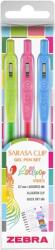 Zebra Sarasa Clip Gelpen 0, 7 Lollipop vibes 3 db zseléstoll készlet (99431)