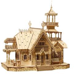 Multiversum 3D Puzzle Fa Villa with light 3D puzzle (LG908) - officedepot