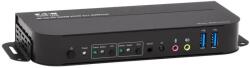 Eaton Switch KVM HDMI/USB cu 2 porturi - 4K 60 Hz, HDR, HDCP 2.2, IR, partajare USB, cabluri USB 3.0 (B005-HUA2-K)