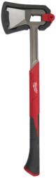 Milwaukee hasító fejsze, 40 cm, 1100g, Kovácsolt acél fej, stapabíró acélbetétes gumiborítású nyél, (4932498628)
