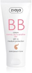 Ziaja BB Cream BB krém normál és száraz bőrre árnyalat Dark Peach 50 ml