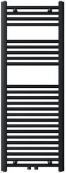FERRO - Fürdőszobai törölközőszárító radiátor 490W/230V, 120x45 cm, fekete, egyenes 450/1200/RS, 5 (NR0091)