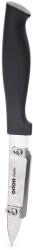 Orion Zöldség- és gyümölcstisztító kés hámozóval, Orion, rozsdamentes acél, 19x2, 5x1, 5 cm, fekete (831178)