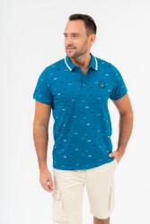 BUDMIL Galléros póló Férfi S kék 20730256-001241-0299