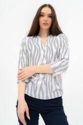 BUDMIL 3/4-es ujjú női blúz Női XS fehér-s. kék 20770069-001251-0199