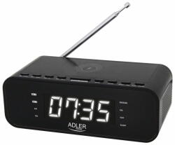 Adler Radio Adler AD1192b Ceas Alarma Incarcator Wireless Negru (5903887808408)