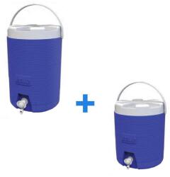 Kale termos 77771 2 darabos víztermosz készlet, 25+11 l, Öntőcsap, Poliuretán szigetelés, Fogantyú, Kék/fehér (77771)