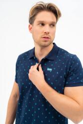 BUDMIL Modern fit galléros póló Férfi XXL s. kék 20730269-003251-0699