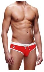 Prowler Férfi fürdőruha, Prowler, nejlon/spandex, piros/fehér, L méret (PRL002B)