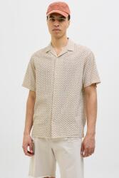 JACK & JONES Jack & Jones, Ing díszvarrással, Világosbézs, L (12277185-ANTIQUE-WHITE-L)