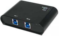 LogiLink USB 3.0 Elosztó Fekete 5cm UA0216 (UA0216)