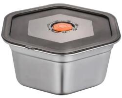 Pufo Chef rozsdamentes acél gasztronorm tálca légmentesen záródó fedéllel élelmiszerek tárolására, ideális vendéglátáshoz, éttermekbe, gyorséttermekbe, űrtartalom 2 L (Pufo4303)