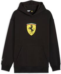 PUMA Férfi szabadidős cipzár nélküli pulcsi Puma FERRARI SPORTSWEAR SHIELD HOODIE fekete 632787-01 - M
