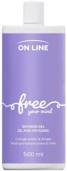 On Line tusfürdő, gyömbér és narancsvíz, 500 ml (KT-DUSON509D)