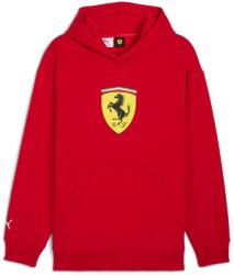 PUMA Férfi szabadidős cipzár nélküli pulcsi Puma FERRARI SPORTSWEAR SHIELD HOODIE piros 632787-02 - XL