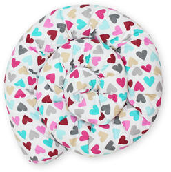 Scamp rácsvédő hengerpárna 210cm Colorful Hearts BRVE018 210CM - babamarket