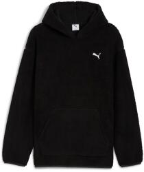 PUMA Férfi szabadidős cipzár nélküli pulcsi Puma ESSENTIAL ELEVATED RELAXED WINTERIZED HOODIE SHERPA 688258-01 - L