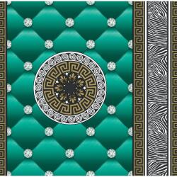 DEGRETS Tapéta DEGRETS 1430 Papír, Eileen zöld, Méret: 0.53m x 10.05m = 5.3 m2 (1430)