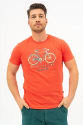 BUDMIL modern fit póló Férfi XL narancs melír 20300445-002251-0599