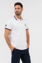 BUDMIL Galléros póló Férfi S fehér 20730251-001241-0299