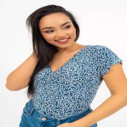 BUDMIL Karcsúsított póló Női L kék-fehér 20331151-002251-0499