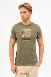 BUDMIL regular fit póló Férfi M keki zöld-melír 20300448-001251-0399