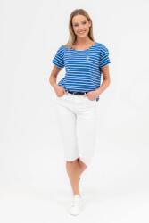 BUDMIL lezser fazonú póló Női XS királykék-fehér