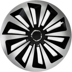 Jestic 13" DÍSZTÁRCSA FOX RING MIX EZÜST-FEKETE, 4db (JES13FOXRM)