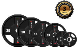 HMS TPC15 Olimpiai Poliuretán Súlytárcsa 15kg