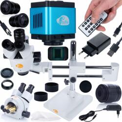 Rosfix trinokuláris sztereó mikroszkóp Gantry-n Jupiter Pro MSJP-T-SDMS1 + mikroszkóp kamera Aquarius PRO KMAP-HDMI-USBC 8.29mp Plantes PRO sorozat