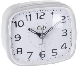 Trevi SL 3054 kvarc ébresztőóra LED megvilágítással, elektronikus ébresztéssel és halk SWEEP működéssel, fehér színben (305401)