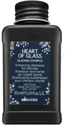 Davines Heart Of Glass Silkening Shampoo erősítő sampon festett, vegyileg kezelt és szőkített hajra 90 ml
