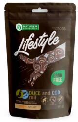 Nature's Protection Natures Protection Lifestyle rulouri de rață și cod pentru câini 75 g
