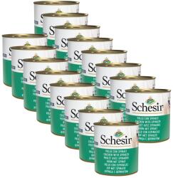 Schesir Schesir dog Adult - pui cu spanac 16 x 285 g