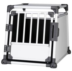 TRIXIE Cușcă de transport din aluminiu pentru câini, pentru mașină, M-L 60 x 65 x 86 cm