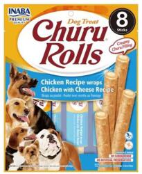 Inaba Foods Inaba Churu Rolls de pui cu brânză pentru câini 8 buc / 96 g
