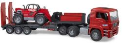 BRUDER 2774 Полуремарке MAN TGA с телескопичен товарач Manitou (02774)