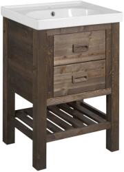 SAPHO Brand dulap 56x43x83 cm sub chiuveta pe picioare stejar BA068S (BA068S)