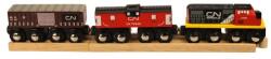 Bigjigs Rail CN товарен влак + релси (BJT446)