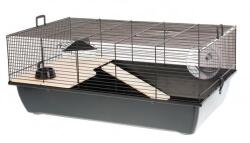  INTER-ZOO Pet Products Cușcă pentru rozătoare TOMMY + Wood - 78 x 48 x 33 cm NEGRU