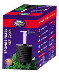 Aqua Nova NSF-C200L filtru burete- de colţ Filtru de apa acvariu