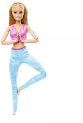 Mattel Barbie: Păpușă de yoga flexibilă - blondă (HRH27) Papusa Barbie