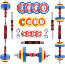 HMS SKC20 Súlyzókészlet 2x10kg Krómozott Acél