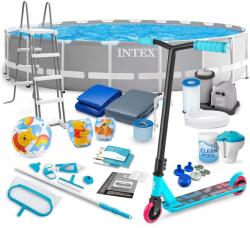 Intex Kerti kerti medence 610 x 132 cm 21in1 intex 26756 + ingyenes roller
