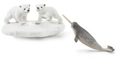 Schleich Urși polari și alunecare (OLP102642531) Figurina