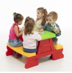 Dohány Piknik asztal gyerekeknek zöld-piros (5067-P)