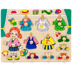 Fakopáncs Fogantyús lapöltöztető lányos (0049)