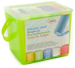  Aszfalt kréta tömzsi 20db zöld vödörben (3516-C)